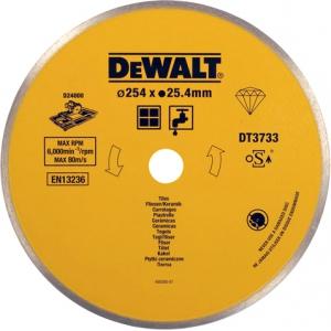 Диск алмазный по плитке 250х25,4 мм для плиткореза D24000, DEWALT, DT 3733
